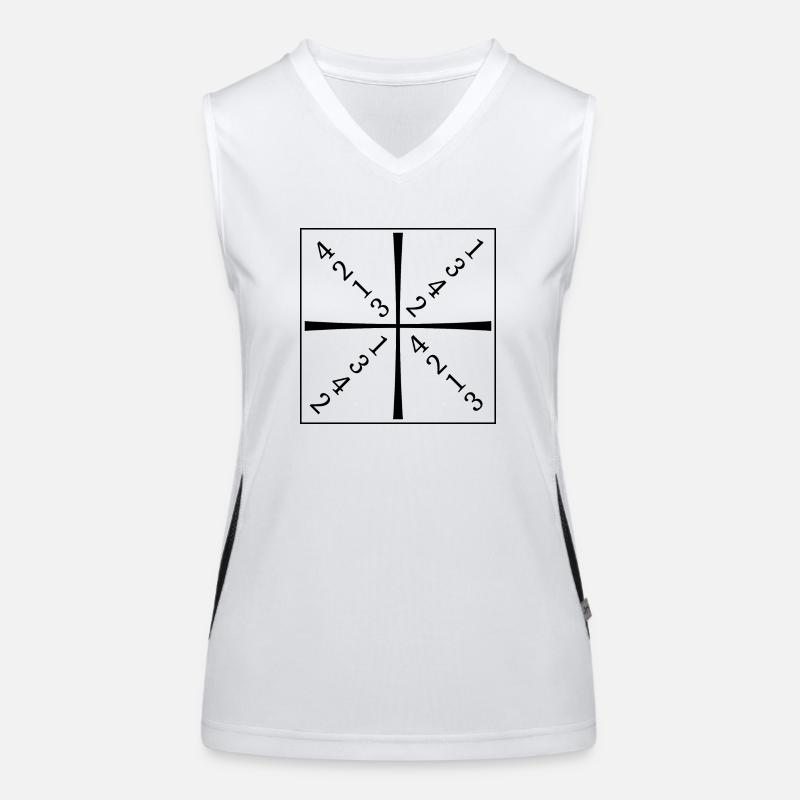 Meyer square Funktionelles Kontrast-Tank Top für Frauen