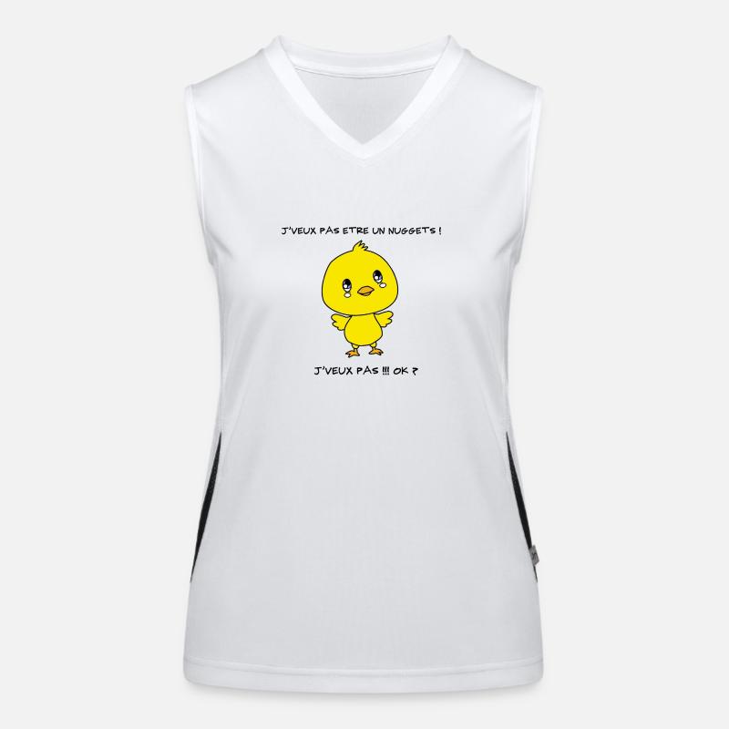 Nuggets Débardeur respirant contrasté Femme