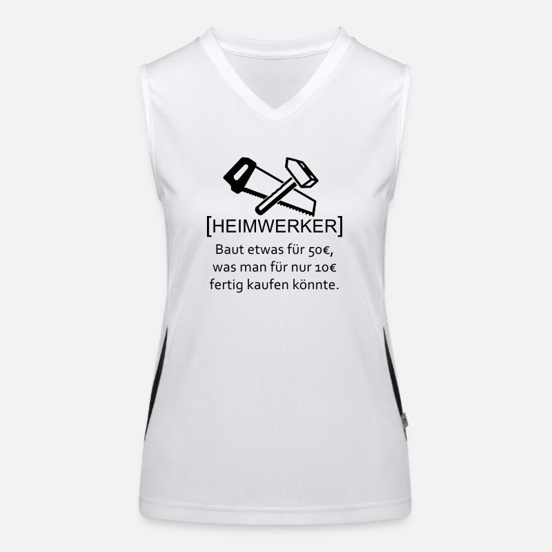 Heimwerker Funktionelles Kontrast-Tank Top für Frauen