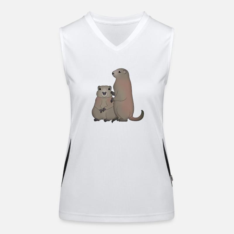 Two marmots Women's Functional Contrast Tank Top
