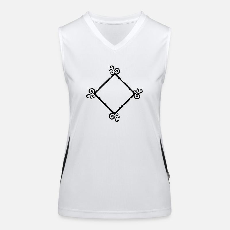 frame_vec_1 en Women's Functional Contrast Tank Top