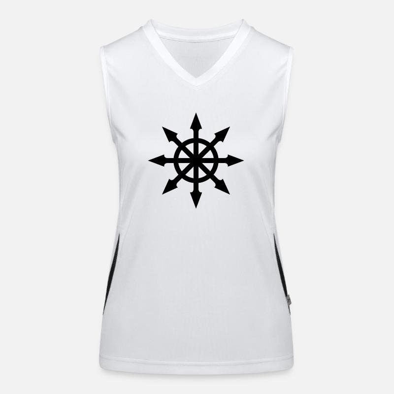 chaos pfeile Funktionelles Kontrast-Tank Top für Frauen