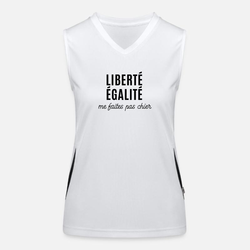 me faites pas chier Débardeur respirant contrasté Femme