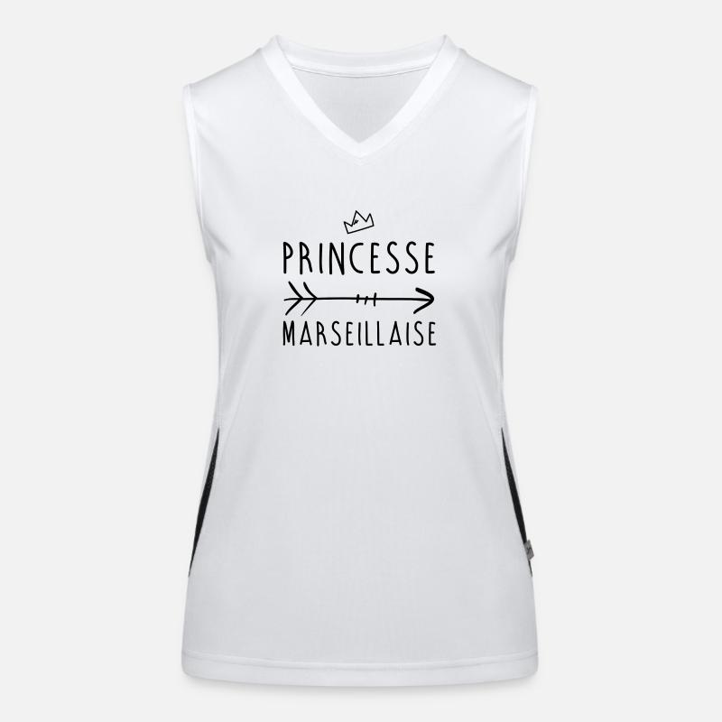 Princesse marseillaise Débardeur respirant contrasté Femme
