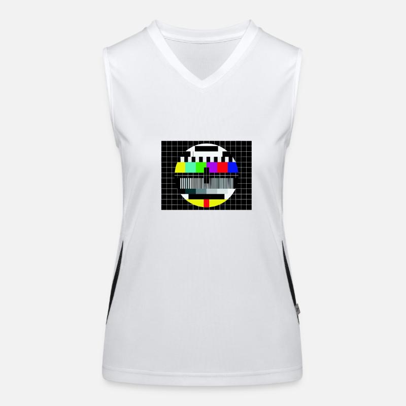 Board - Women's Functional Contrast Tank Top - white/black