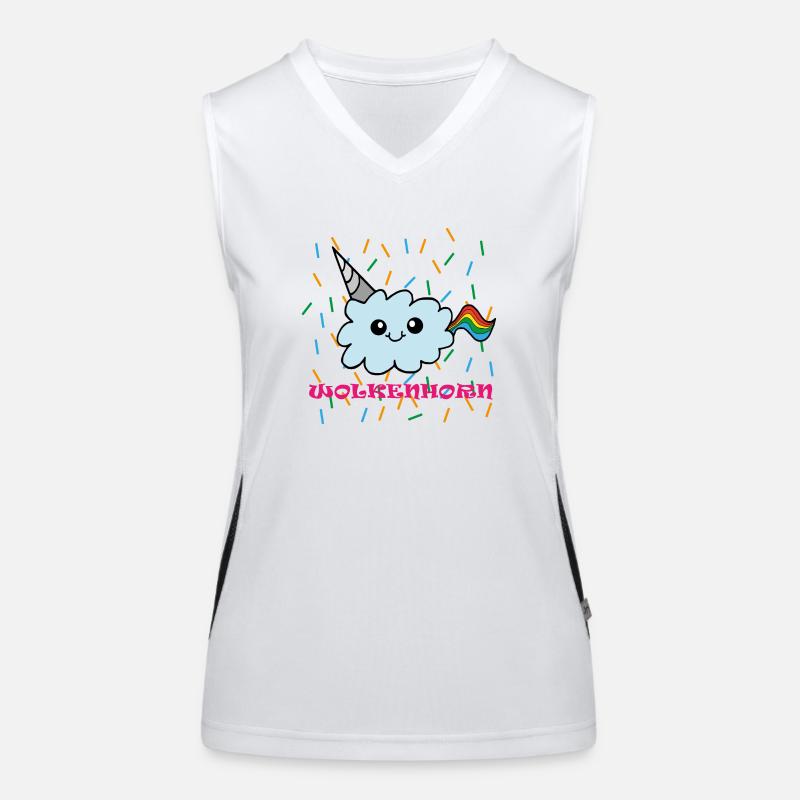 nuages Corne Débardeur respirant contrasté Femme