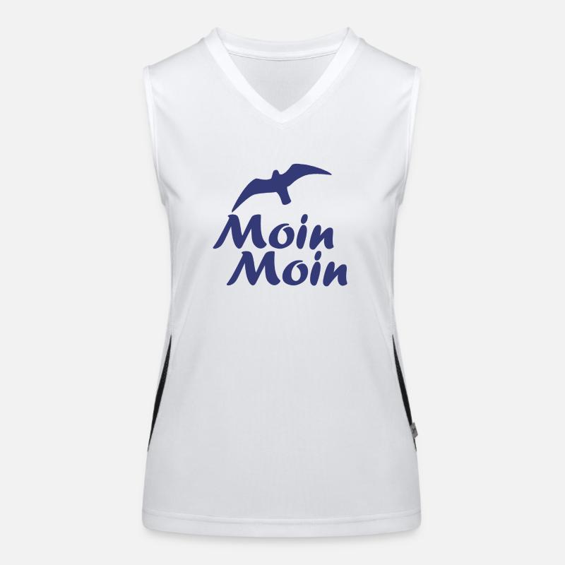 Moin Moin Funktionelles Kontrast-Tank Top für Frauen