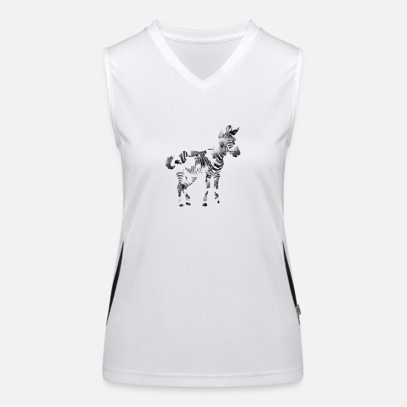 Zebra Women's Functional Contrast Tank Top