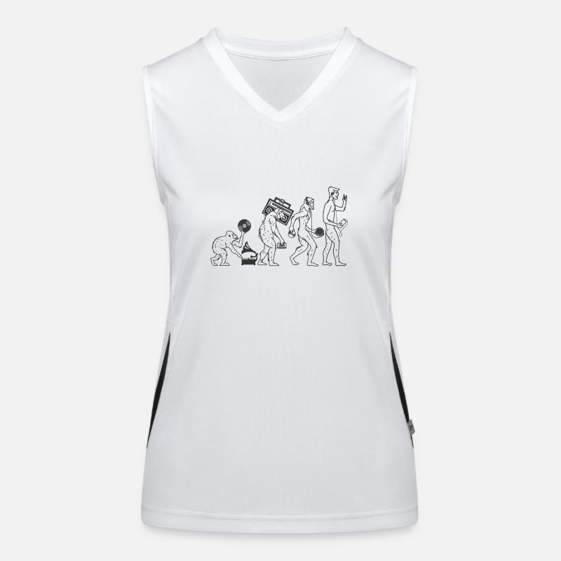 Musique évolution Débardeur respirant contrasté Femme