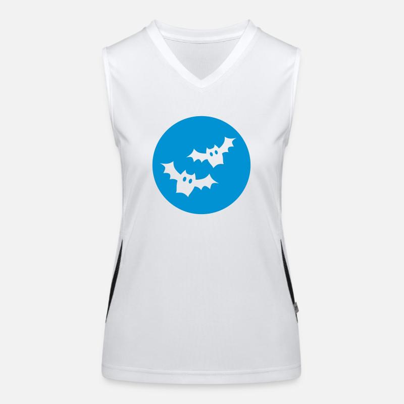 Fledermäuse Funktionelles Kontrast-Tank Top für Frauen