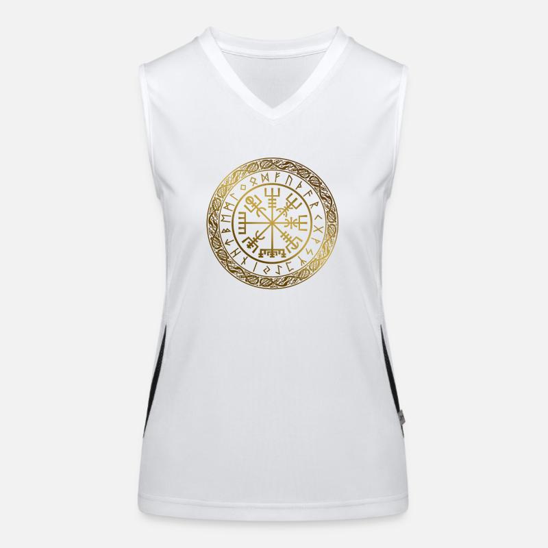 Vegvisir - Viking Navigation Compass Women's Functional Contrast Tank Top