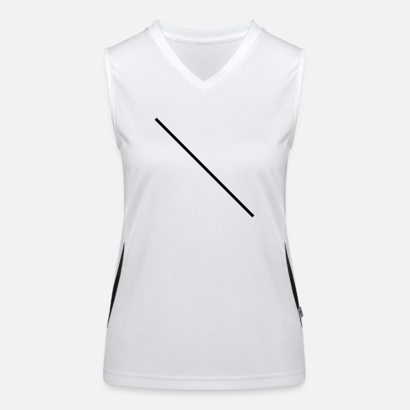 line Débardeur respirant contrasté Femme