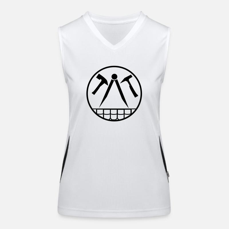 Couvreurs/Menuisiers Débardeur respirant contrasté Femme