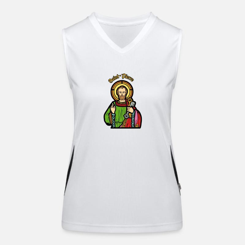 St Pierre Débardeur respirant contrasté Femme
