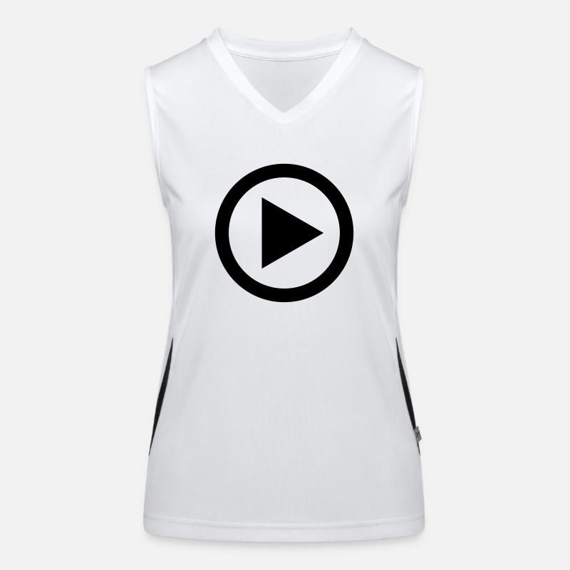 play Funktionelles Kontrast-Tank Top für Frauen