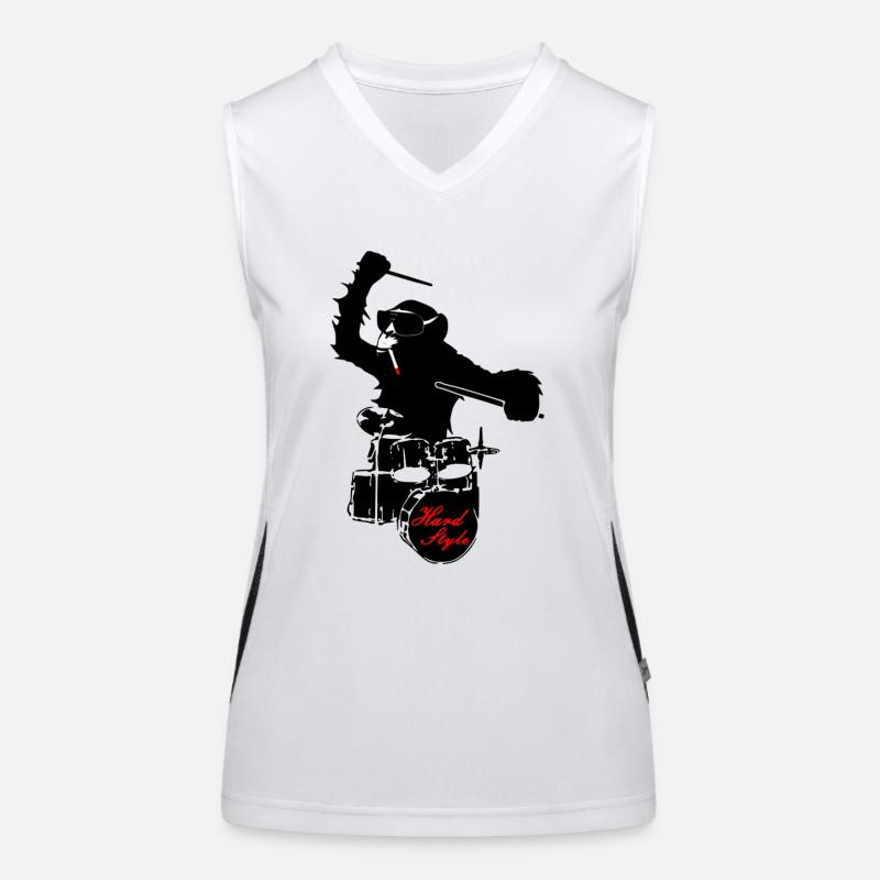hardstyle monkey Women's Functional Contrast Tank Top