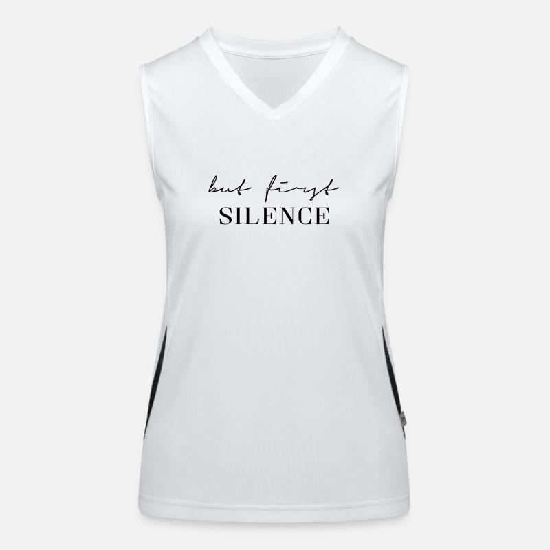First Silence Funktionelles Kontrast-Tank Top für Frauen