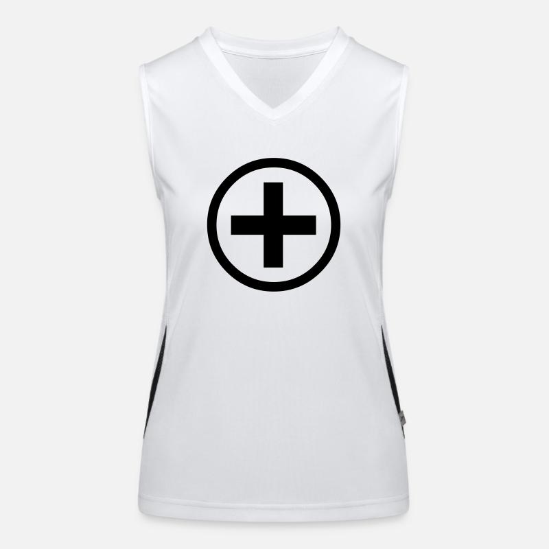 Plus Débardeur respirant contrasté Femme