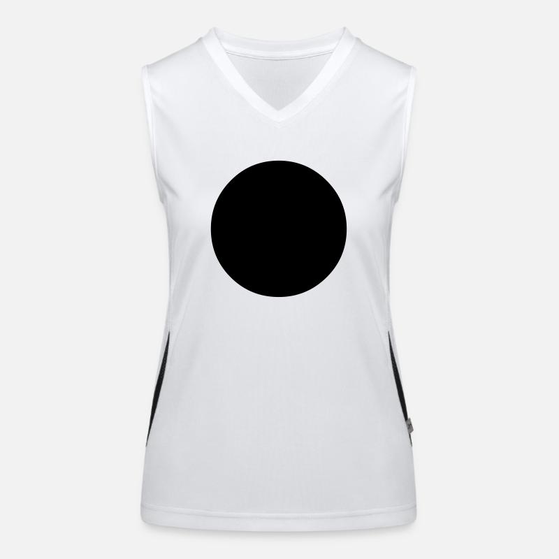 dot Funktionelles Kontrast-Tank Top für Frauen