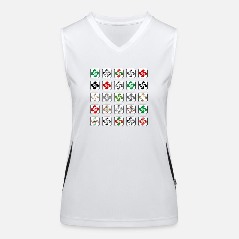 Croix du Pays Basque Débardeur respirant contrasté Femme