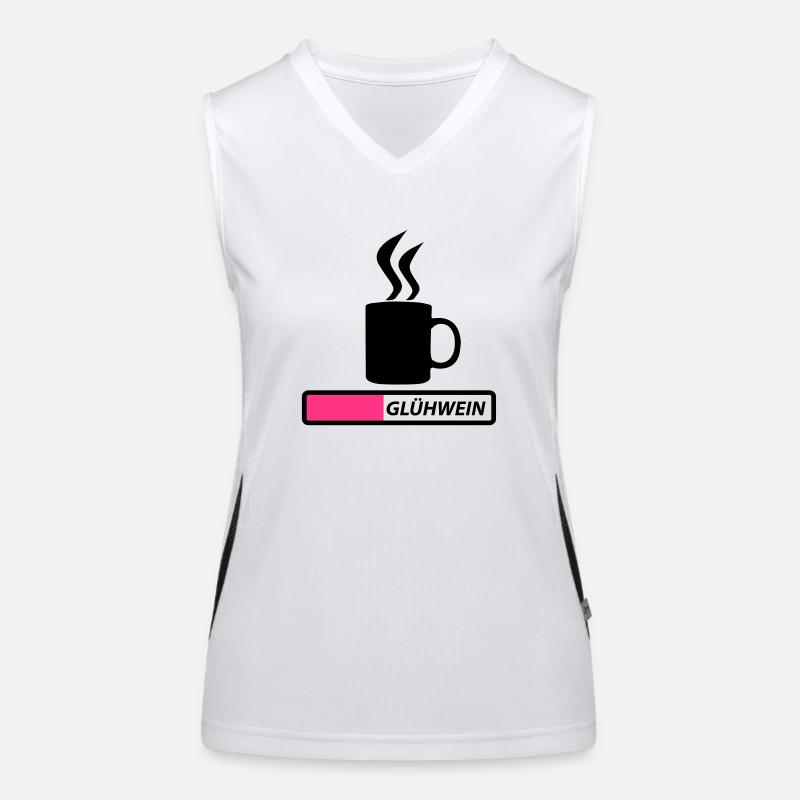glühwein Funktionelles Kontrast-Tank Top für Frauen