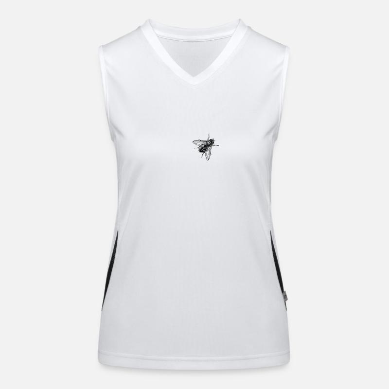 fliege Funktionelles Kontrast-Tank Top für Frauen