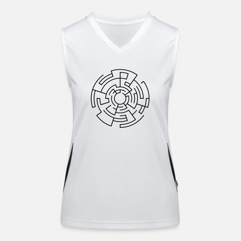 labyrinthe Débardeur respirant contrasté Femme