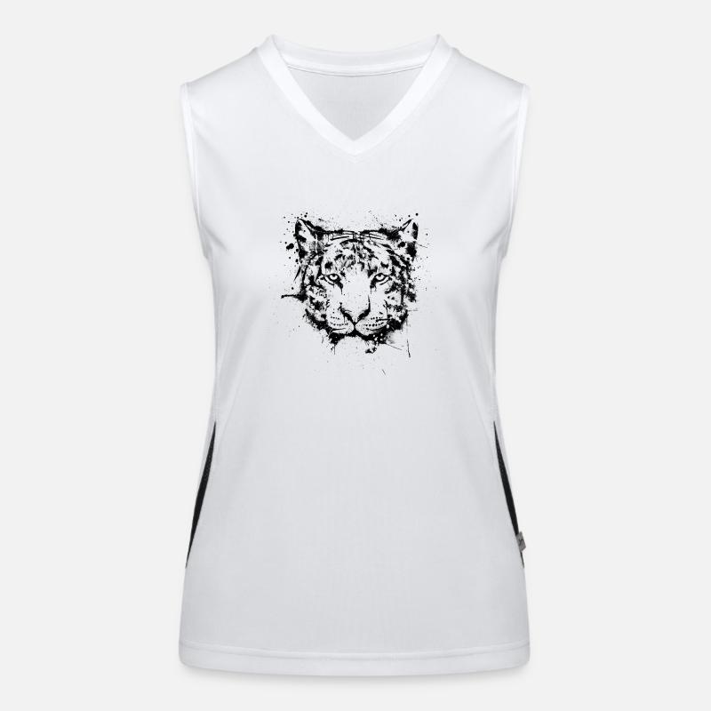 Tiger Graffiti Women's Functional Contrast Tank Top