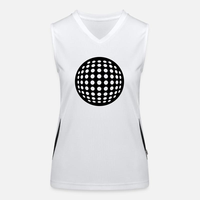 Golf Ball Women's Functional Contrast Tank Top