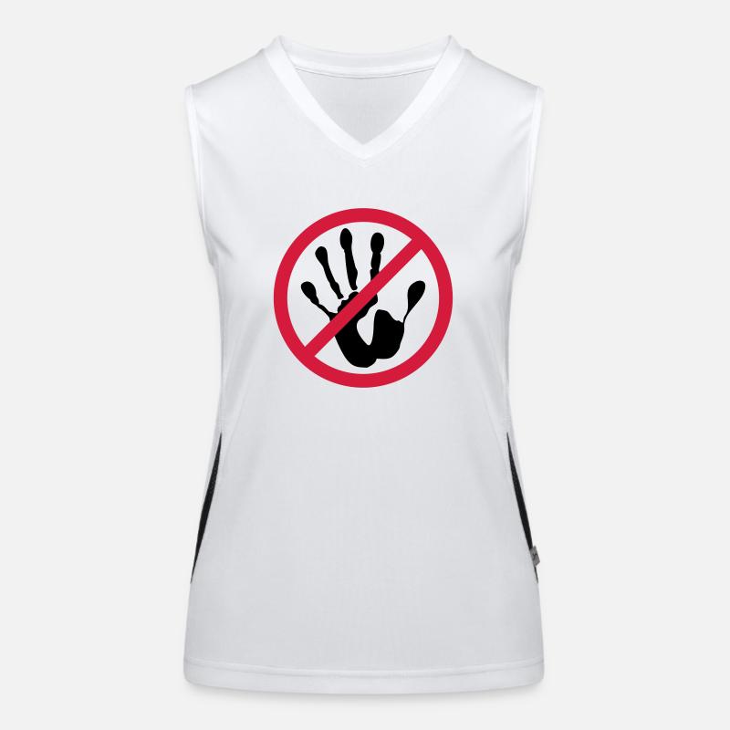 hand Funktionelles Kontrast-Tank Top für Frauen