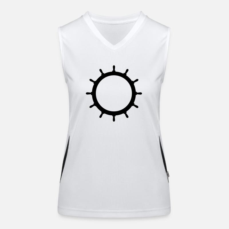 Volant 1c VIDE Débardeur respirant contrasté Femme