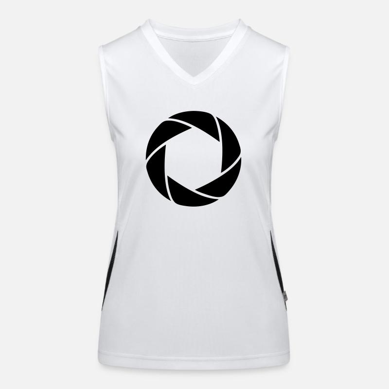 Iris - Fotoblende Funktionelles Kontrast-Tank Top für Frauen