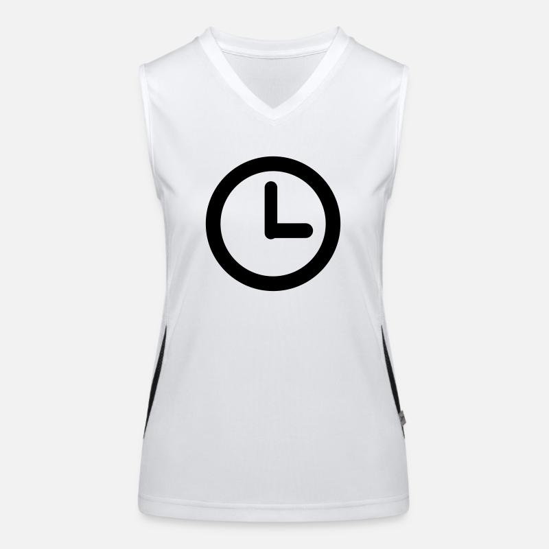 uhr Funktionelles Kontrast-Tank Top für Frauen