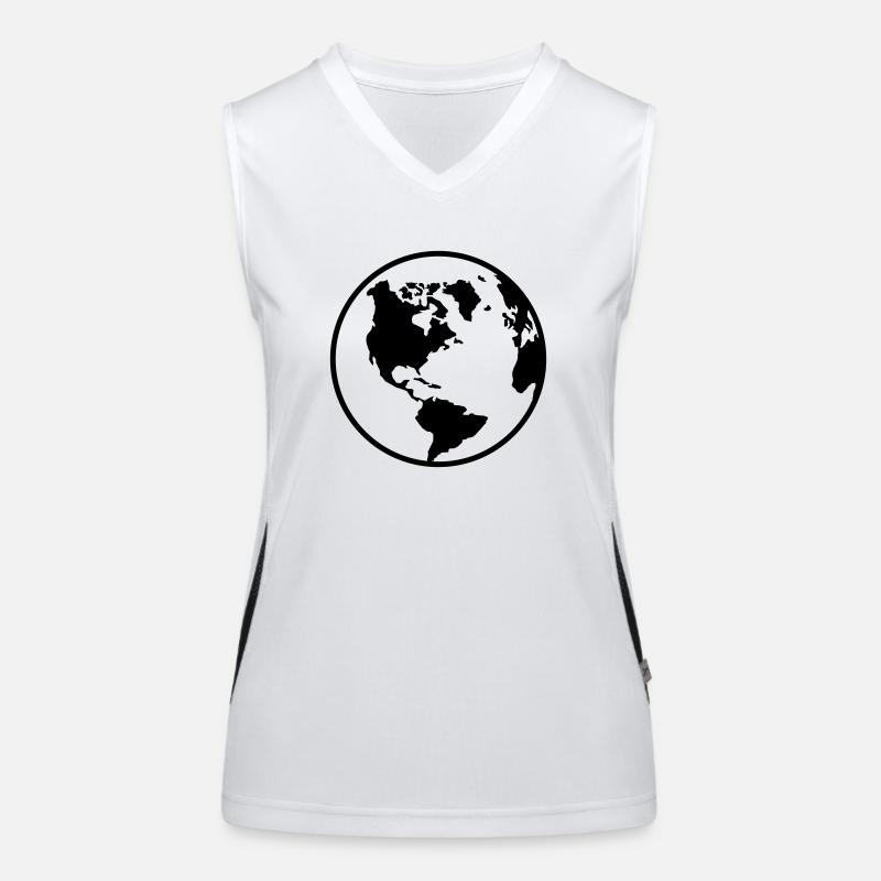 Welt Funktionelles Kontrast-Tank Top für Frauen