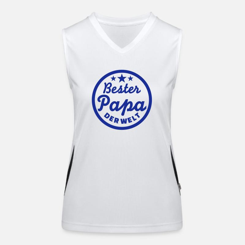 Papa Funktionelles Kontrast-Tank Top für Frauen