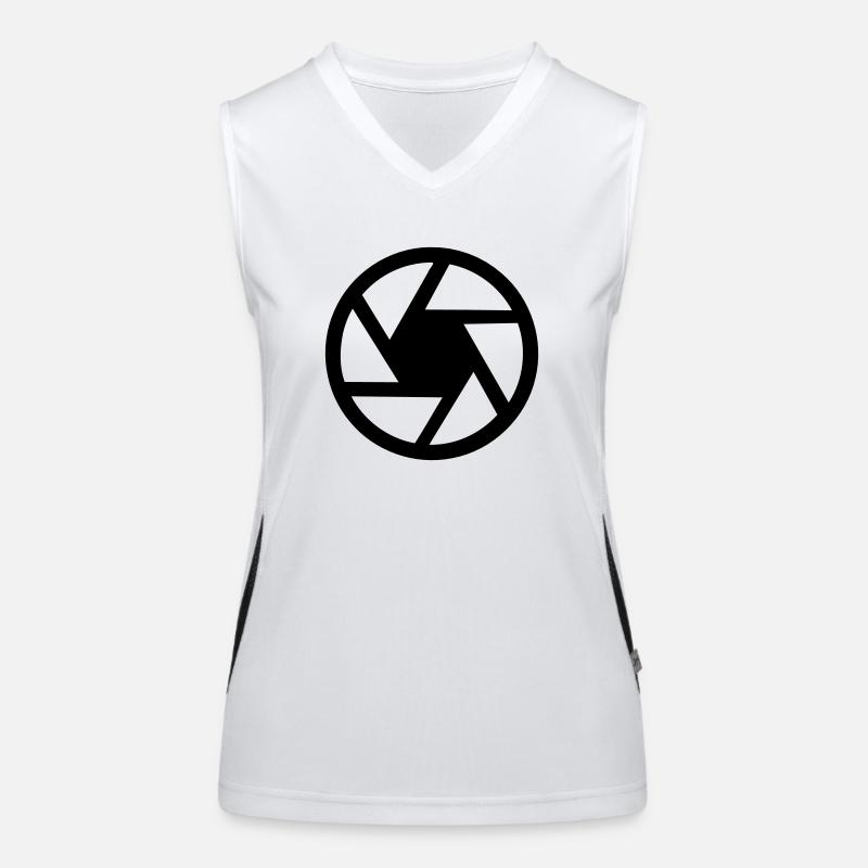 Kamera Funktionelles Kontrast-Tank Top für Frauen