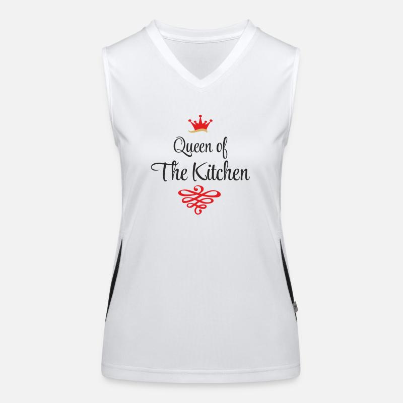 kochen Funktionelles Kontrast-Tank Top für Frauen