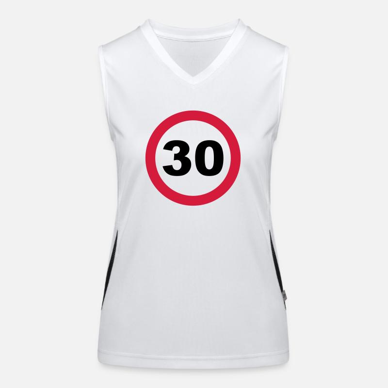 30 Geburtstag Funktionelles Kontrast-Tank Top für Frauen