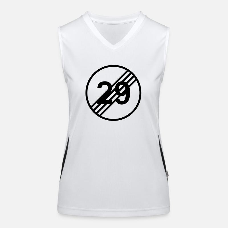 30 Geburtstag Funktionelles Kontrast-Tank Top für Frauen