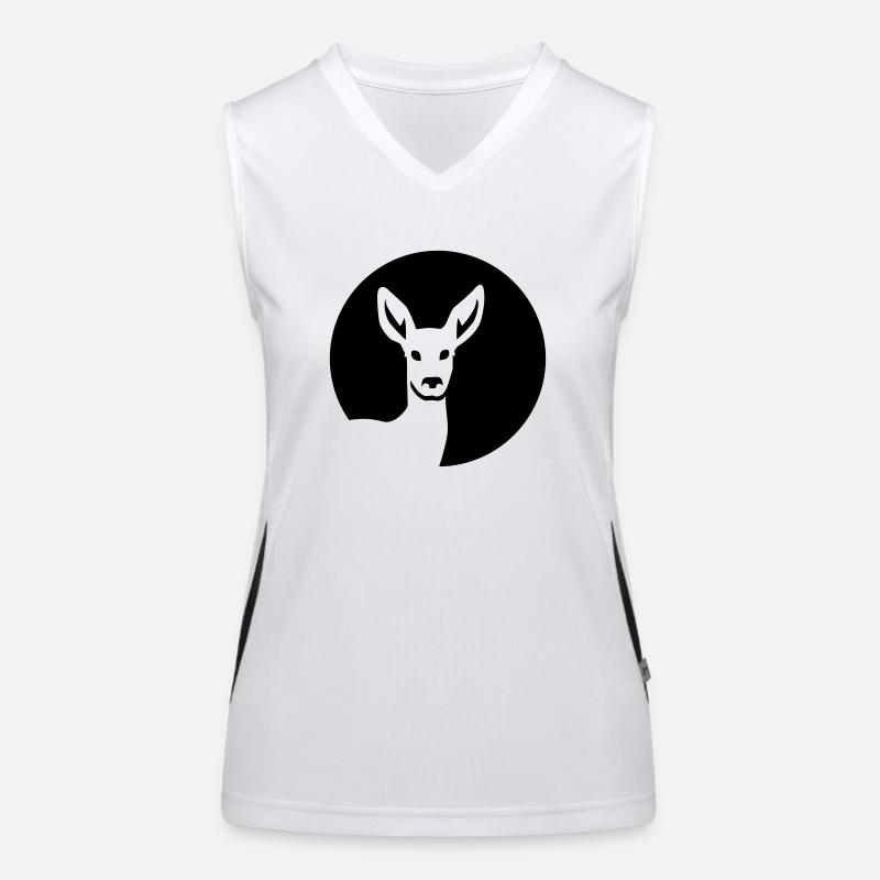 Reh Funktionelles Kontrast-Tank Top für Frauen