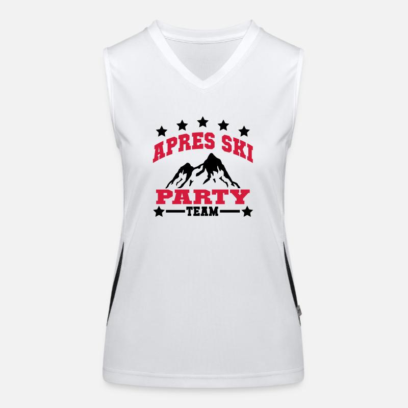 apres_ski_5_2f Funktionelles Kontrast-Tank Top für Frauen