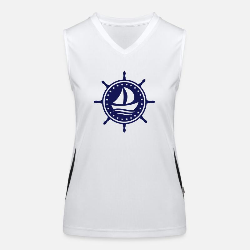 Sailing Emblem Women's Functional Contrast Tank Top
