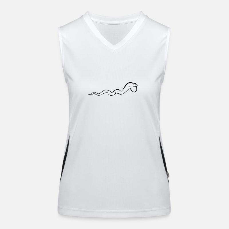 Jo l'asticot (basic) / Jo the maggot Débardeur respirant contrasté Femme