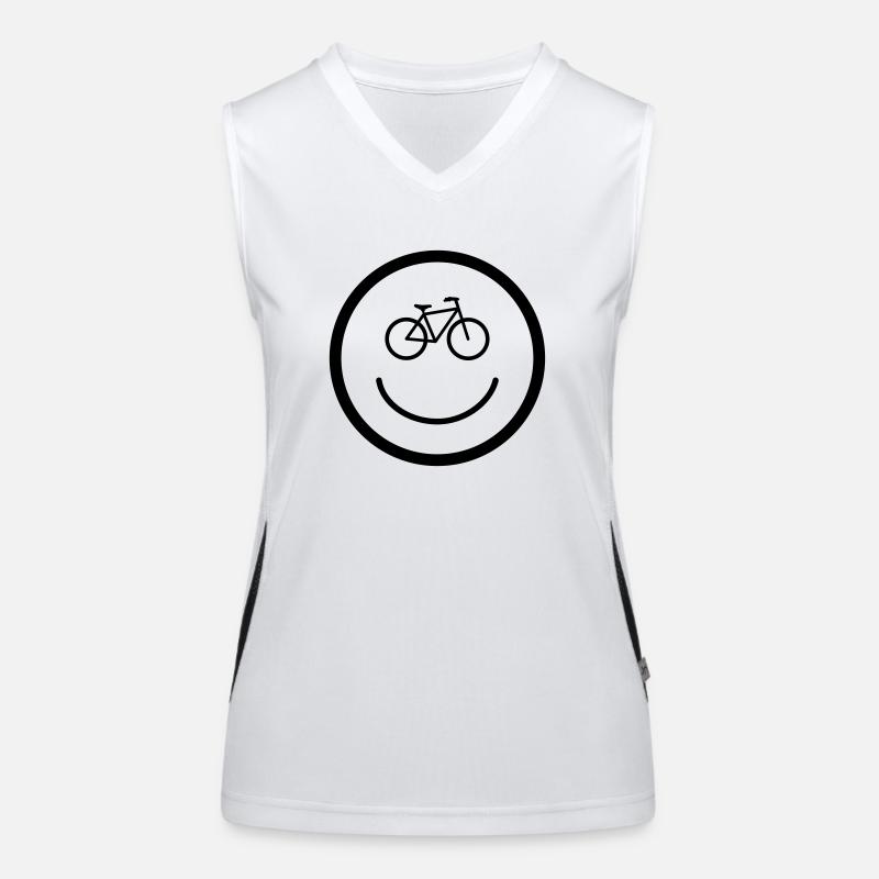 Faire du vélo Débardeur respirant contrasté Femme