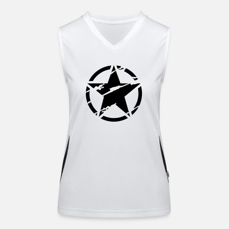 star Funktionelles Kontrast-Tank Top für Frauen