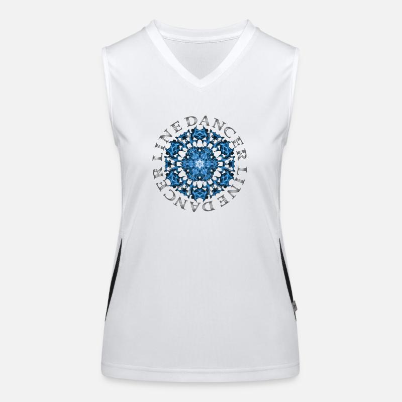 kl_linedance42a Women's Functional Contrast Tank Top