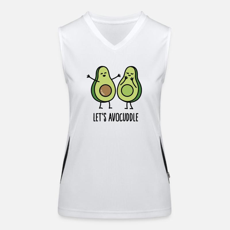 Let's avocuddle Funktionelles Kontrast-Tank Top für Frauen