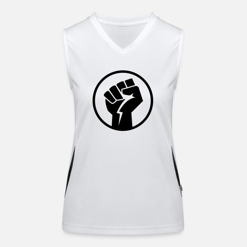 faust power fight Funktionelles Kontrast-Tank Top für Frauen