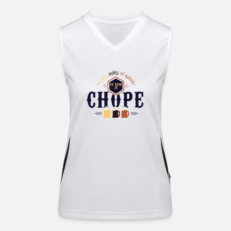 Ce soir je chope Débardeur respirant contrasté Femme