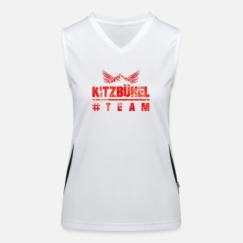 kitzbuehel team berg Funktionelles Kontrast-Tank Top für Frauen